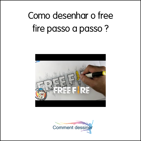 Como desenhar o free fire passo a passo